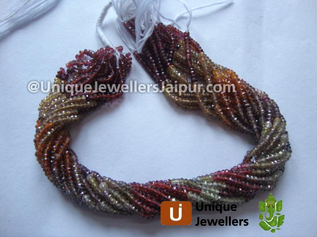 Tundru Faceted Roundelle Beads